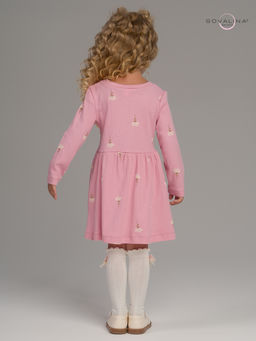 Платье Элла астра на пудре