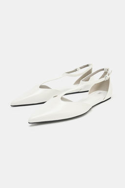FLAT SHOES WITH ANKLE STRAP - Zara фото 13