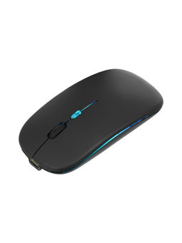 Мышь MB-2.4 беспроводная, оптическая, подсветка, 1600 dpi, USB+BT, чёрная