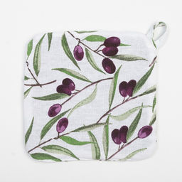 Прихватка Доляна Olives 19х19 см, 100% хлопок, ватин 250 г/м2  фото 3