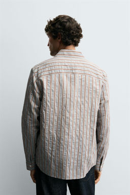 STRIPED FLOWING SHIRT - Zara фото 3
