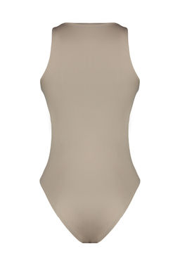 Vizon Halter Yaka Vucuda Oturan Esnek Alttan C?tc?tl? Orme Body TWOSS20BD0044