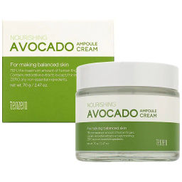 Tenzero Nourishing Avocado Ampoule Cream - Питательный ампульный крем с экстрактом авокадо для кожи лица шеи и декольте , 70мл