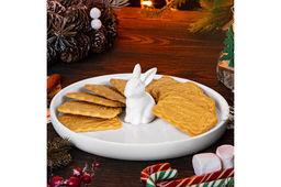 Блюдо с бортиком Кролик 22*22*7,4 см - Elan gallery фото 21