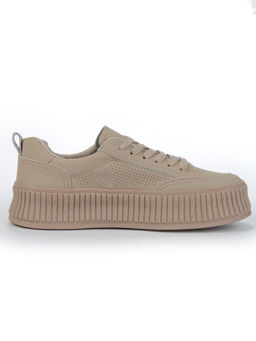 05-P8201-2 DK. BEIGE Кроссовки женские (натуральная кожа) - Фабричный китай фото 8