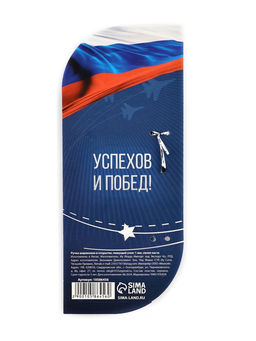 Цена за 2 шт. Ручка шариковая, в открытке, синяя паста,1.0 мм С 23 февраля - Artfox фото 4