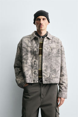 LEAF PRINT JACKET - Zara фото 2