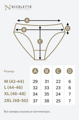 Женские трусы-слипы 7 шт. Nicoletta фото 2