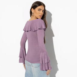 Свитшот из вискозы с воланами Взаимная любовь - Charutti фото 5