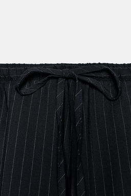 ZW COLLECTION PINSTRIPE BALLOON TROUSERS - Zara фото 8