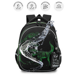 RAz-687-8 Рюкзак школьный с картхолдером на держателе - Grizzly фото 47