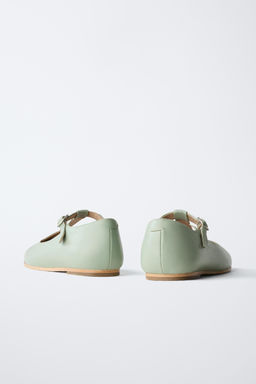 T-BAR LEATHER BALLET FLATS - LIMITED EDITION - Zara фото 16