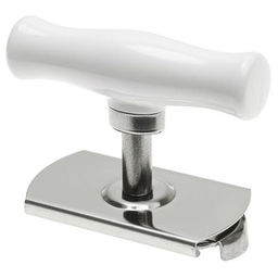 Открывашка из нержавеющей стали для винтовых крышек, раздвижной механизм, пластмассовая ручка, 8,5х4см h7см (д/крышки от 28 до 100мм) (Китай)