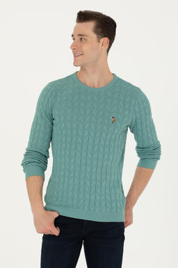 Мужской мятный базовый свитер Неожиданная скидка в корзине - U.s. polo assn фото 10