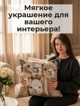 Наволочка декоративная Альпака 4