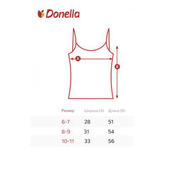 Майка для девочки Donella  фото 3