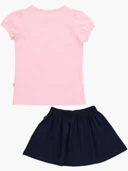 Комплект для девочки с юбкой UD 0670/7600 роз/синий - Mini maxi фото 5