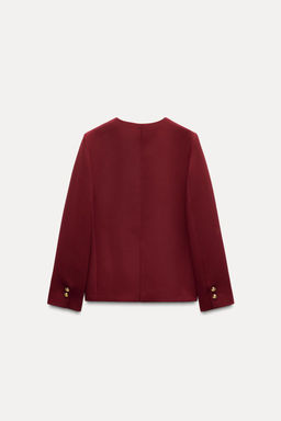 ZW COLLECTION BUTTON BLAZER - Zara фото 7