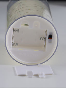 Светодиодная свеча, ночник LED RISALUX «Романтик», 3×ААА, 7.5×7.5×15 см