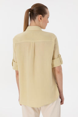 Kad_n A__k Haki Uzun Kollu G_mlek Sepette S_rpriz _ndirim - U.s. polo assn фото 5