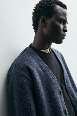 TEXTURED WOOL CARDIGAN - Zara фото 12