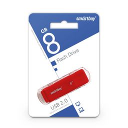 Флеш-накопитель 8Гб "Smartbuy Dock" Red (SB8GBDK-R)