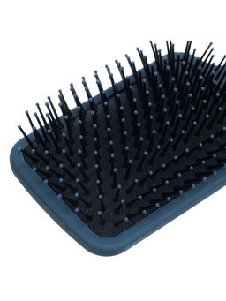 Dewal Beauty Щетка для волос серия Магия массажная, квадратная, 13 рядов, серо-синий