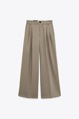 DOUBLE PLEAT TROUSERS - Zara фото 29