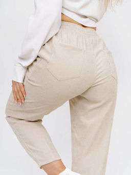 Брюки женские, цвет бежевый
