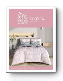 Постельное белье Солярис Евро (простыня на резинке 180х200) + 4 наволочки - Ecotex фото 6