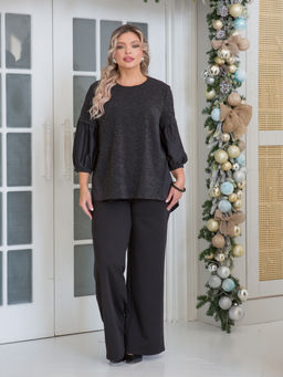 Блузка 1319-1 черный