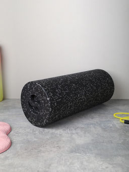 Набор массажный для МФР 5в1 / Ролик 37Х15 / мяч 8см /двойной мяч 16Х8 / массажный конус 9.8Х8 / массажная полусфера 9.8Х4.5 / Black+ Gray /уп 12 - Галеонтрейд фото 6