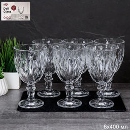 Бокал для шампанского 6 штук / HG-7897 /уп 8/ - Галеонтрейд фото 4