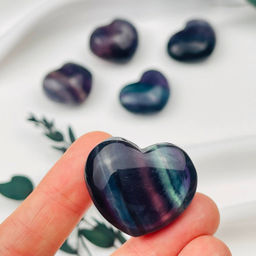 Сердце из Флюорита