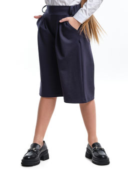 Кюлоты для девочки школьные 22-7319 синий - Mini maxi фото 8
