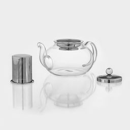 Чайник заварочный Калиопа, 1 л, металлическое сито, стекло - Simaland фото 2
