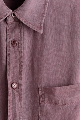 Camisa en mezcla de lino Relaxed Fit - H&m фото 5