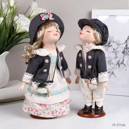 Сувенир коллекционный 2 штуки набор 30 см / 1215-2 /уп 24/