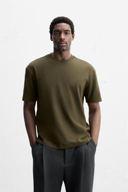 BASIC REGULAR FIT T-SHIRT - Zara фото 35