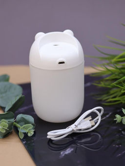 Настольный увлажнитель воздуха "Bear", white, (портативный, USB)