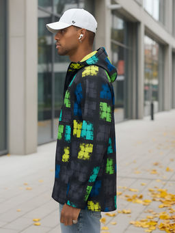 Ветровка спортивная мужская с капюшоном softshell желтого цвета 9563J - Mtforce фото 29