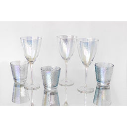 Набор бокалов для вина Magistro «Жемчуг» 400 мл, 6 шт., стекло, перламутровый