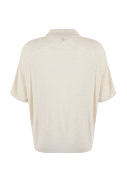 Limited Edition Wardrobe Essentials Tas Keten Kar?s?ml? Polo Yaka Triko Bluz TWOSS26BZ00115 - Trendyolmilla фото 6