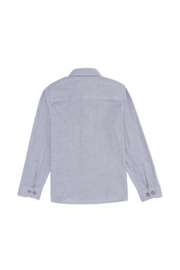 U. S. Polo Assn Серая базовая рубашка с длинным рукавом для мальчика - U.s. polo assn фото 5