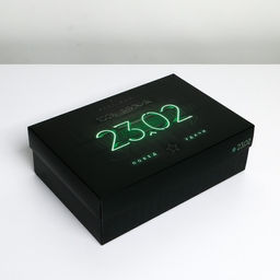 Цена за 2 шт. Коробка подарочная складная, упаковка, «23 февраля», 30×20×9 см