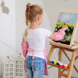 Фартук с нарукавниками детский Этель «Единорог», 49×39 см