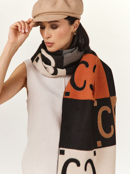 в составе ШЕРСТЬ  и КАШЕМИР Большой, мягкий, теплый  двусторонний палантин - Tantino фото 9