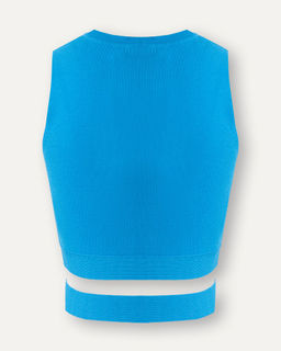 Укороченный топ без рукавов - Incity фото 8