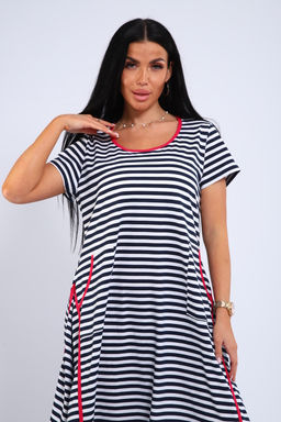 Платье оверсайз с карманами USHI