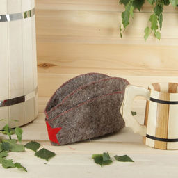 Шапка для бани Пилотка